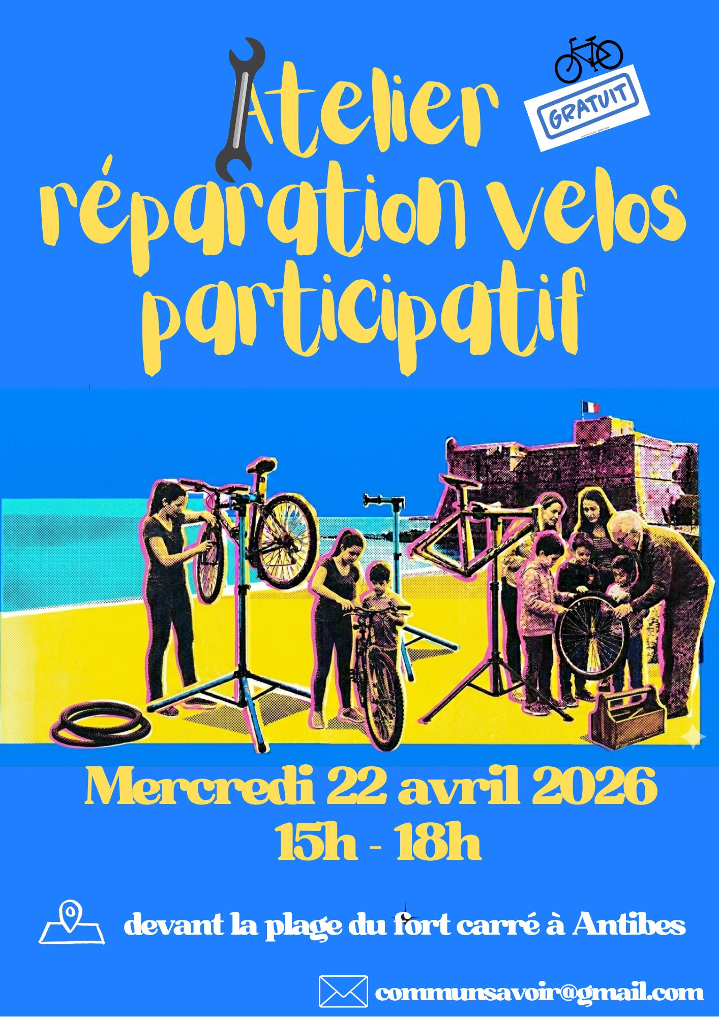 Atelier vélo rue d'Antibes